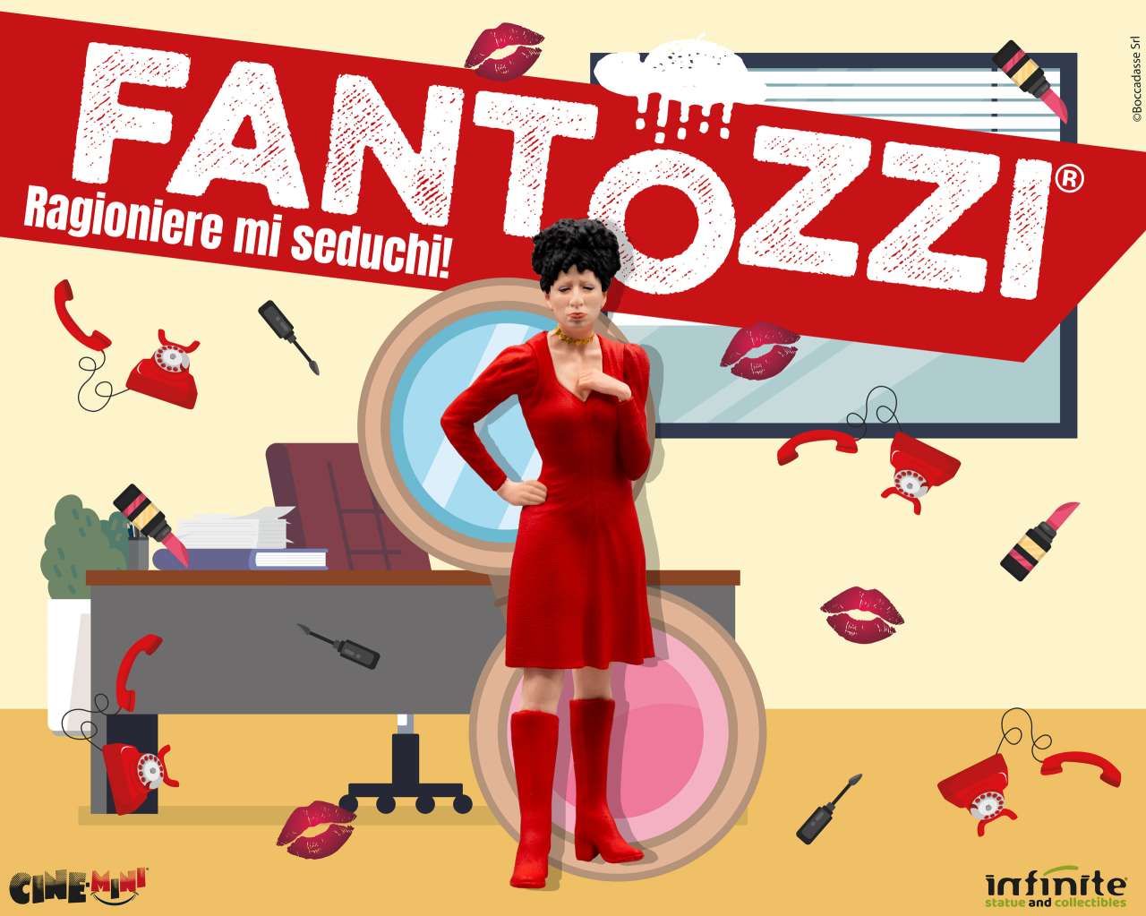 Fantozzi signorina silvani ragioniere mi seduchi cinemini pvc - immagine 2