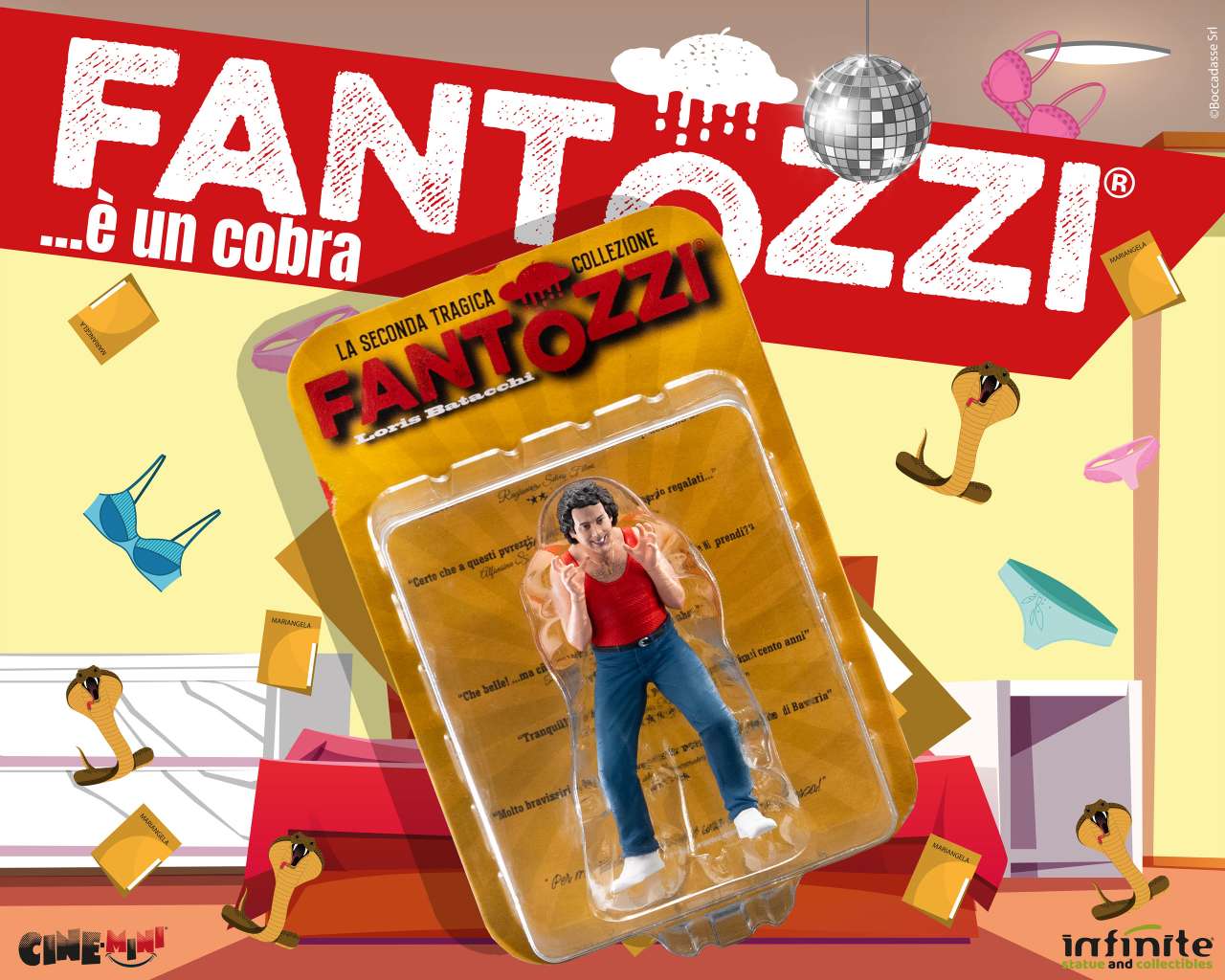 Fantozzi loris batacchi e' un cobra cinemini pvc - immagine 6