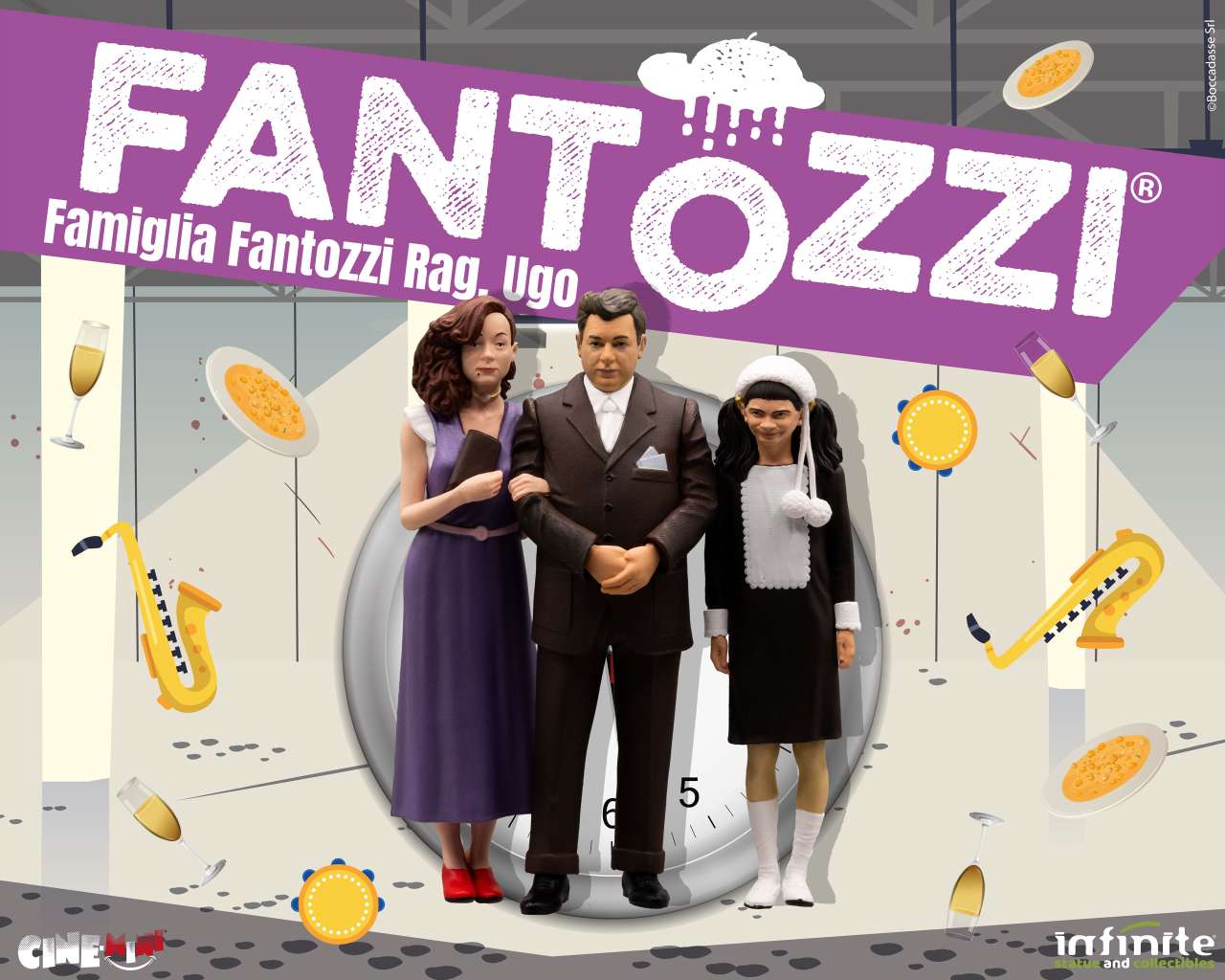 Fantozzi famiglia fantozzi rag ugo cinemini pvc - immagine 2
