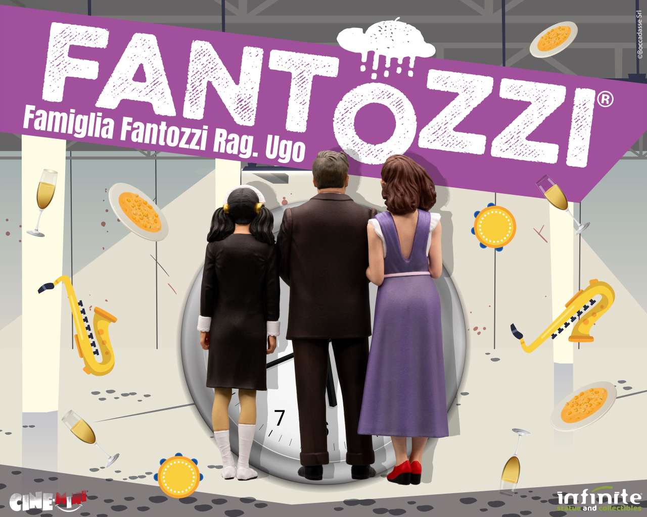 Fantozzi famiglia fantozzi rag ugo cinemini pvc - immagine 5