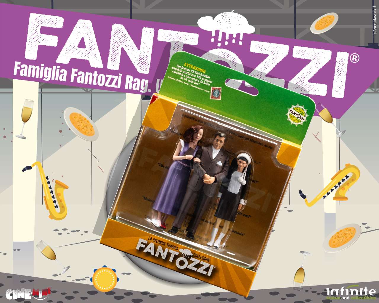 Fantozzi famiglia fantozzi rag ugo cinemini pvc - immagine 6
