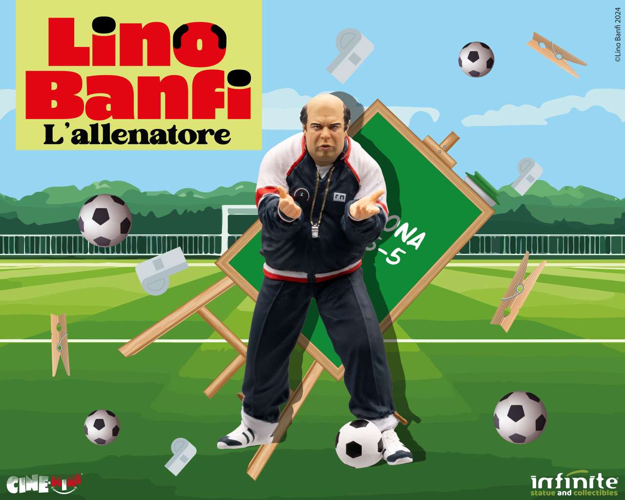 Lino banfi l’allenatore cinemini pvc - immagine 2