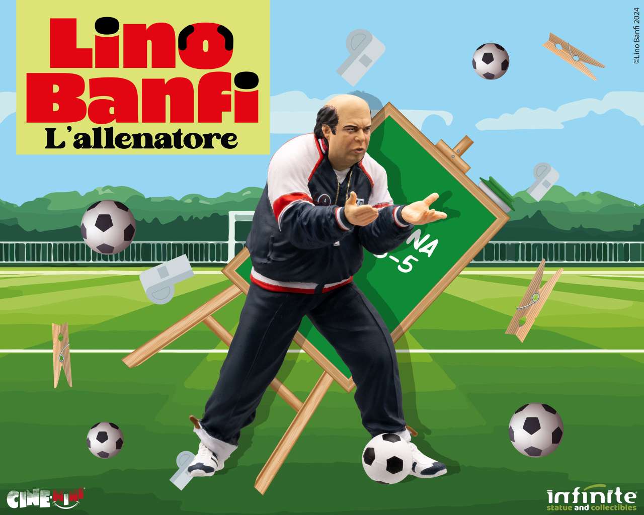 Lino banfi l’allenatore cinemini pvc - immagine 3