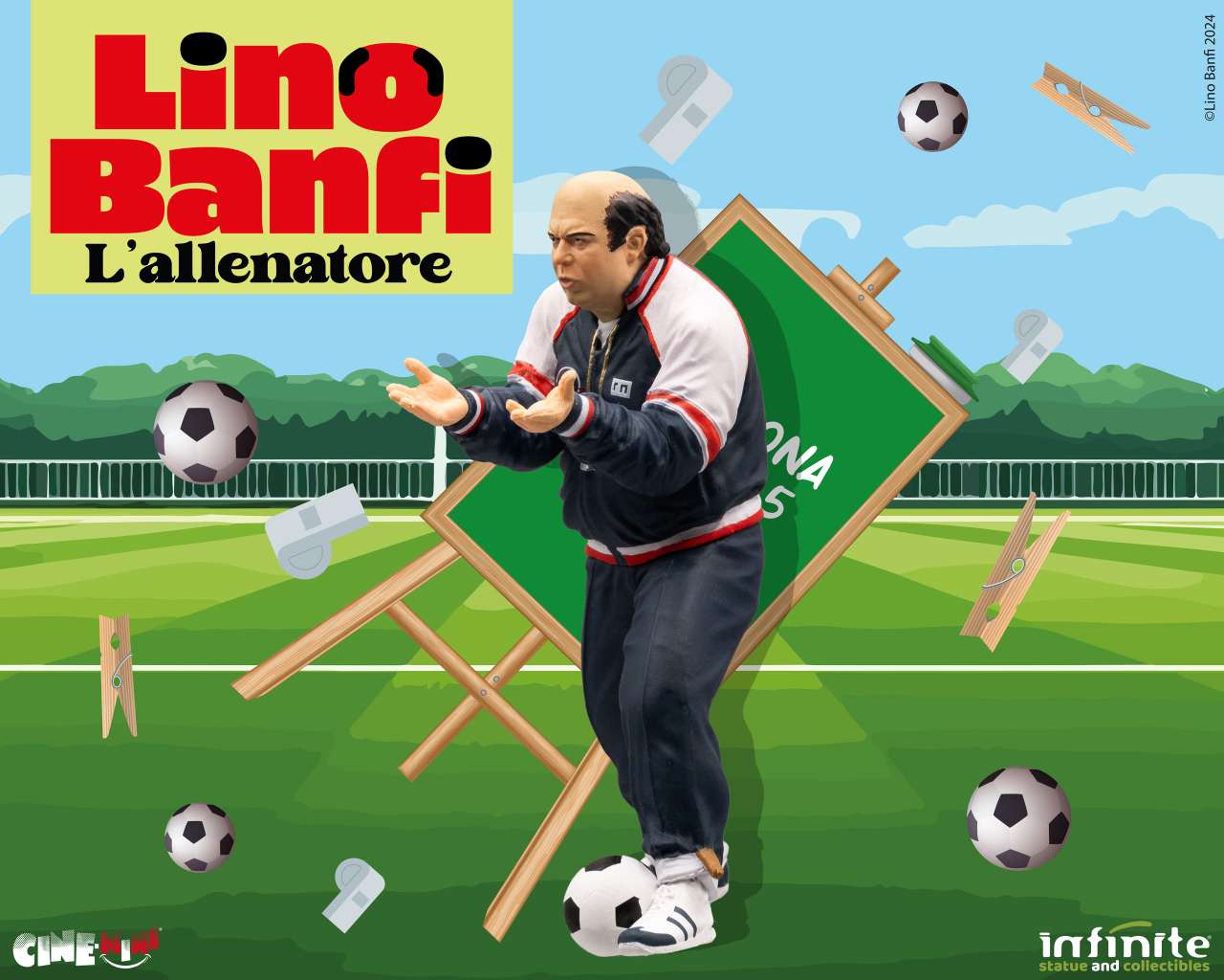 Lino banfi l’allenatore cinemini pvc - immagine 4