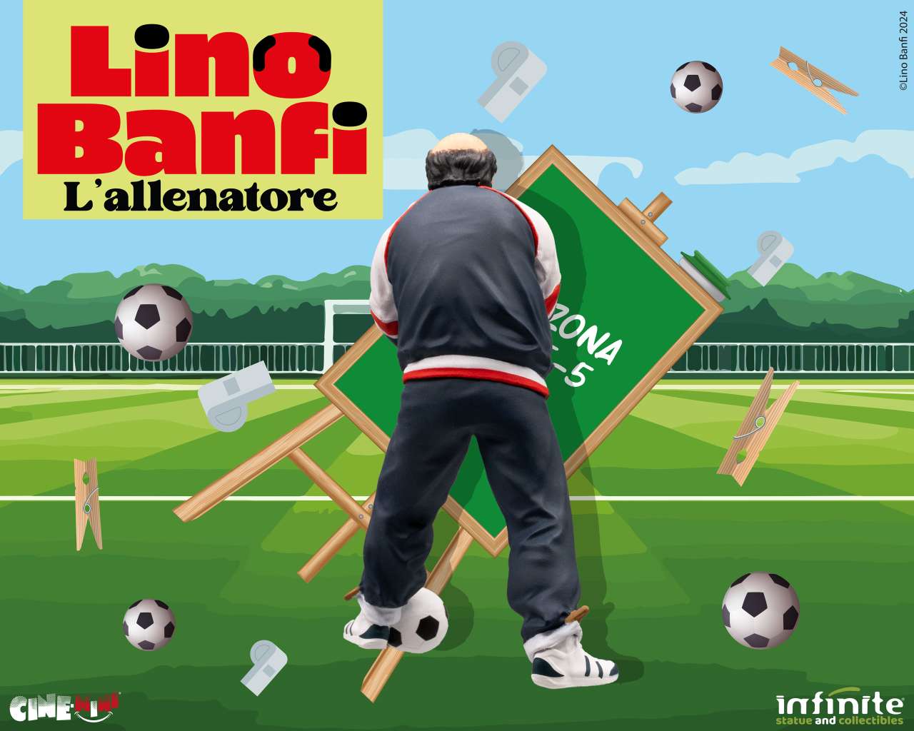 Lino banfi l’allenatore cinemini pvc - immagine 5