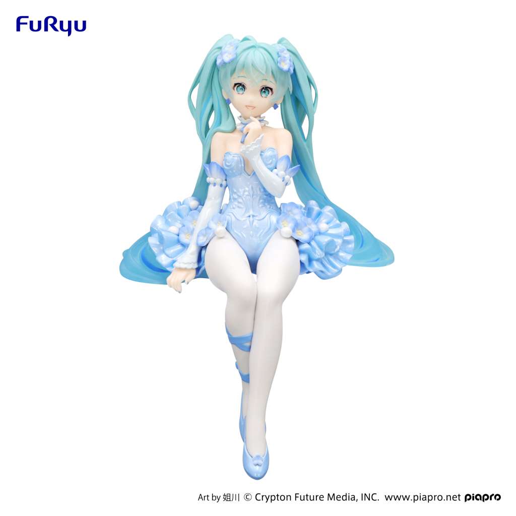 Hatsune miku nemophila pail blue noodle stopper fig - immagine 2