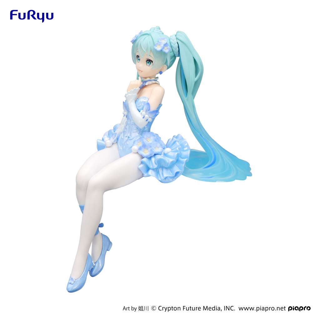 Hatsune miku nemophila pail blue noodle stopper fig - immagine 3