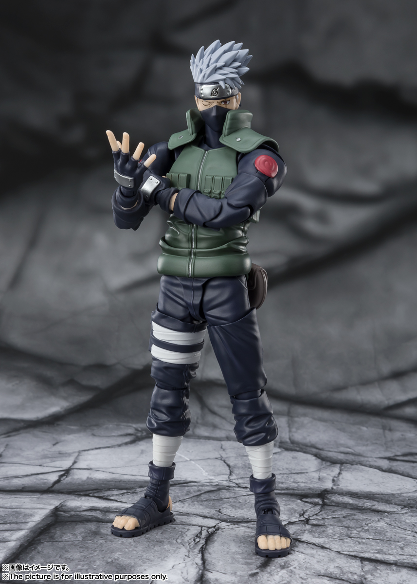 NARUTO KAKASHI HATAKE THE FAMED SHF - immagine 2