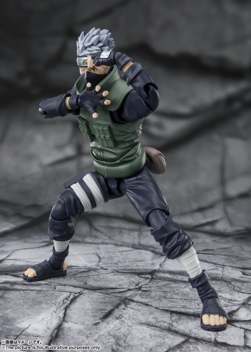 NARUTO KAKASHI HATAKE THE FAMED SHF - immagine 5