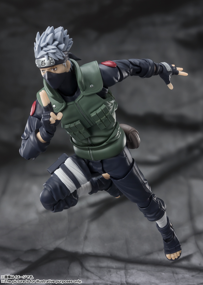 NARUTO KAKASHI HATAKE THE FAMED SHF - immagine 7
