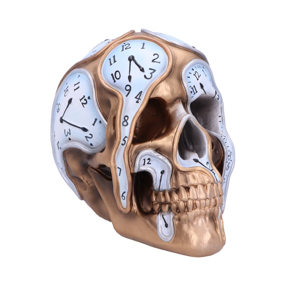 TIME GOES BY CLOCK SKULL - immagine 3