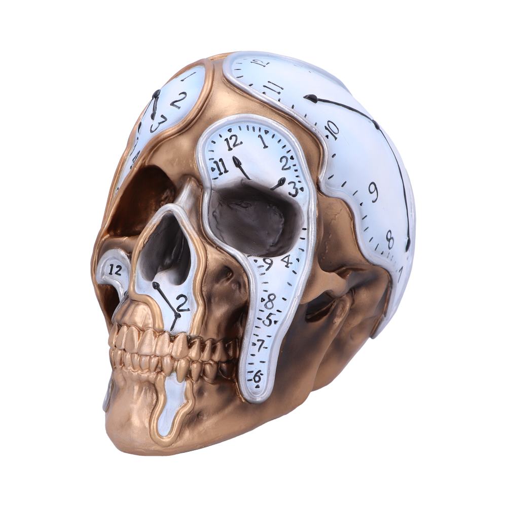 TIME GOES BY CLOCK SKULL - immagine 5