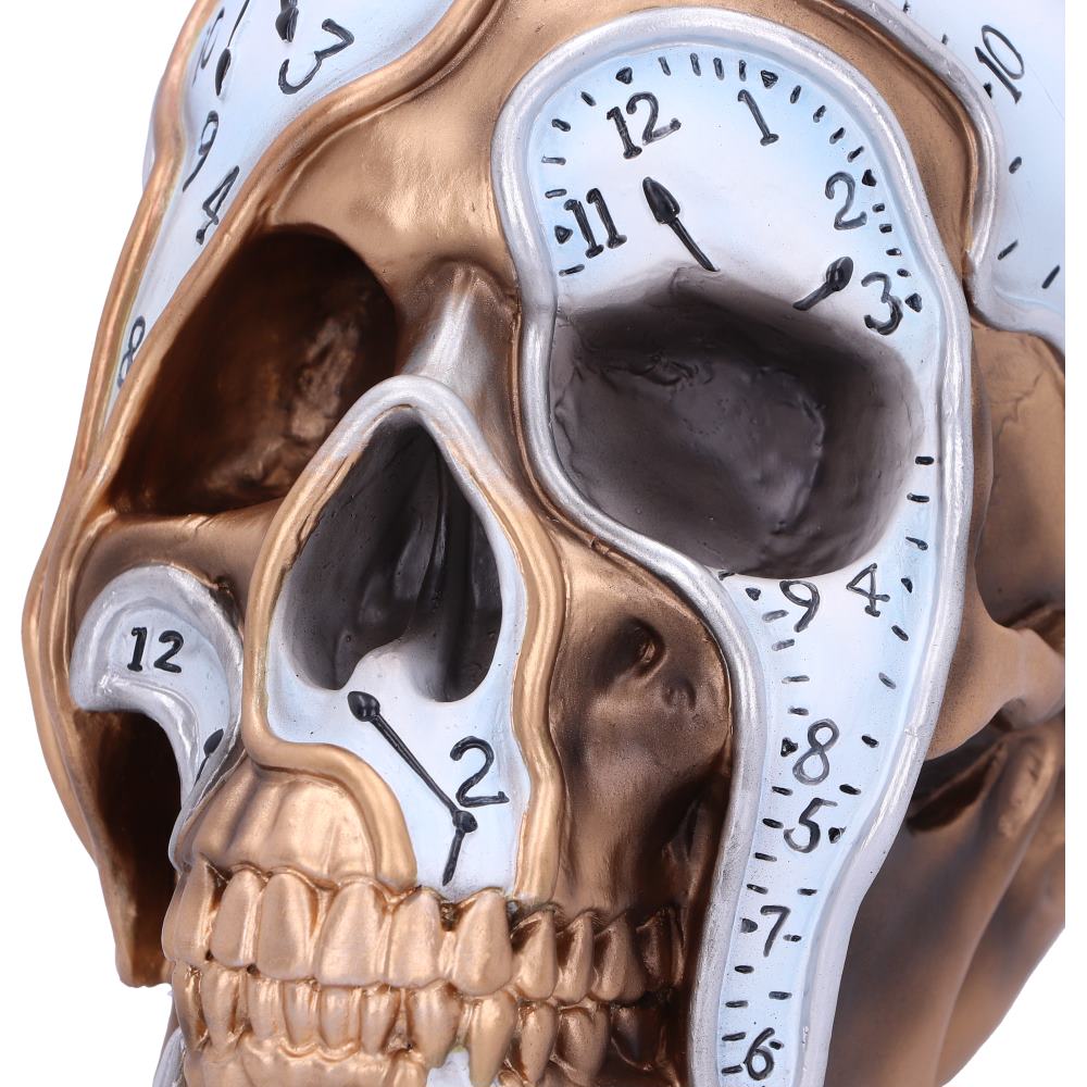 TIME GOES BY CLOCK SKULL - immagine 7
