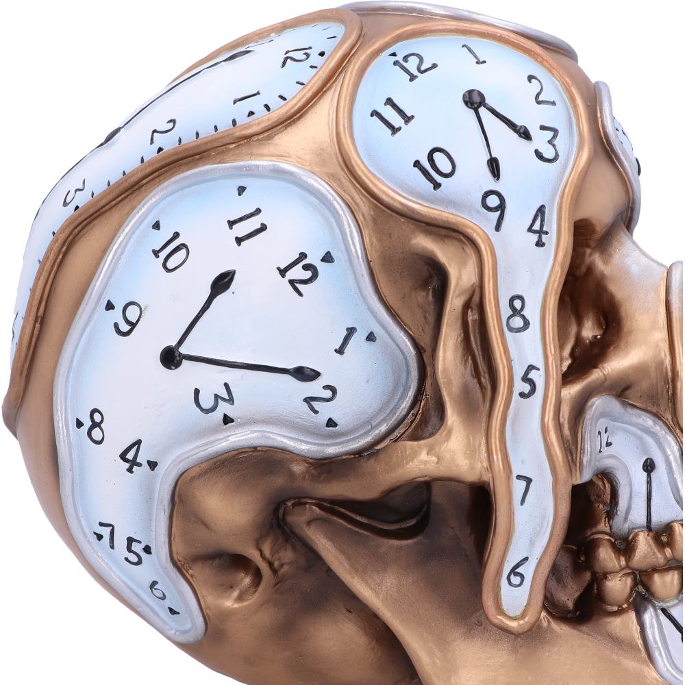 TIME GOES BY CLOCK SKULL - immagine 8