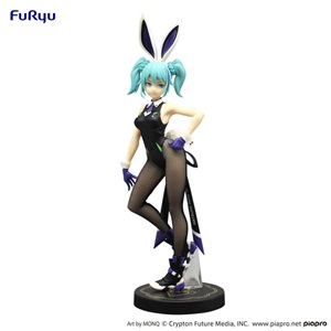 MIKU HATSUNE BICUTE BUNNIES FIGURE STREET VIOLET COLOR Ver.