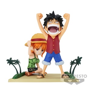 ONE PIECE WORLD COLLECTABLE LUFFY & NAMI