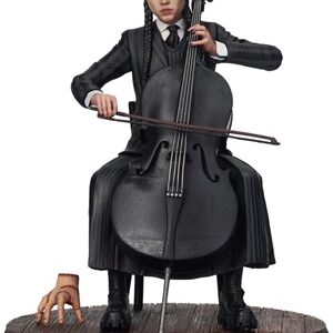 Wednesday With Cello And Thing 15 Cm Figure