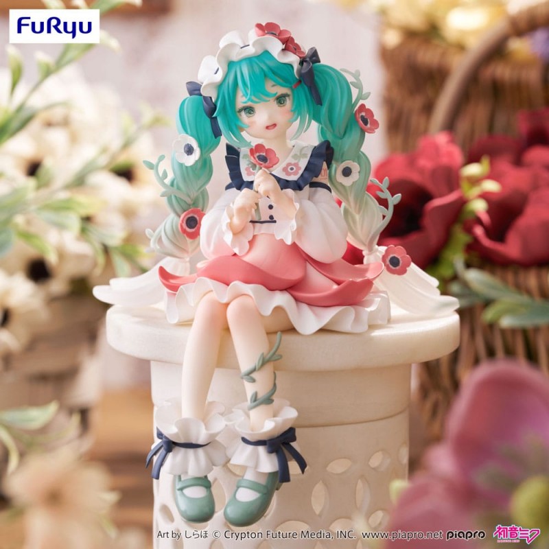 HATSUNE MIKU NOODLE STOP FIGURE MIKU FLOWER FAIRY COSMOS Ver. - immagine 3