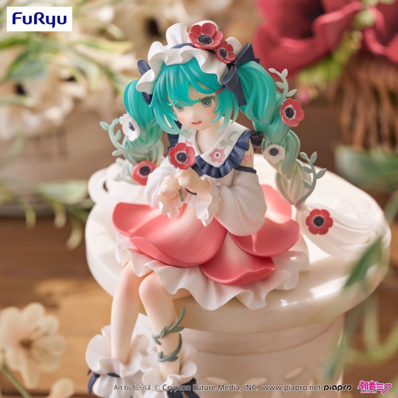 HATSUNE MIKU NOODLE STOP FIGURE MIKU FLOWER FAIRY COSMOS Ver. - immagine 4