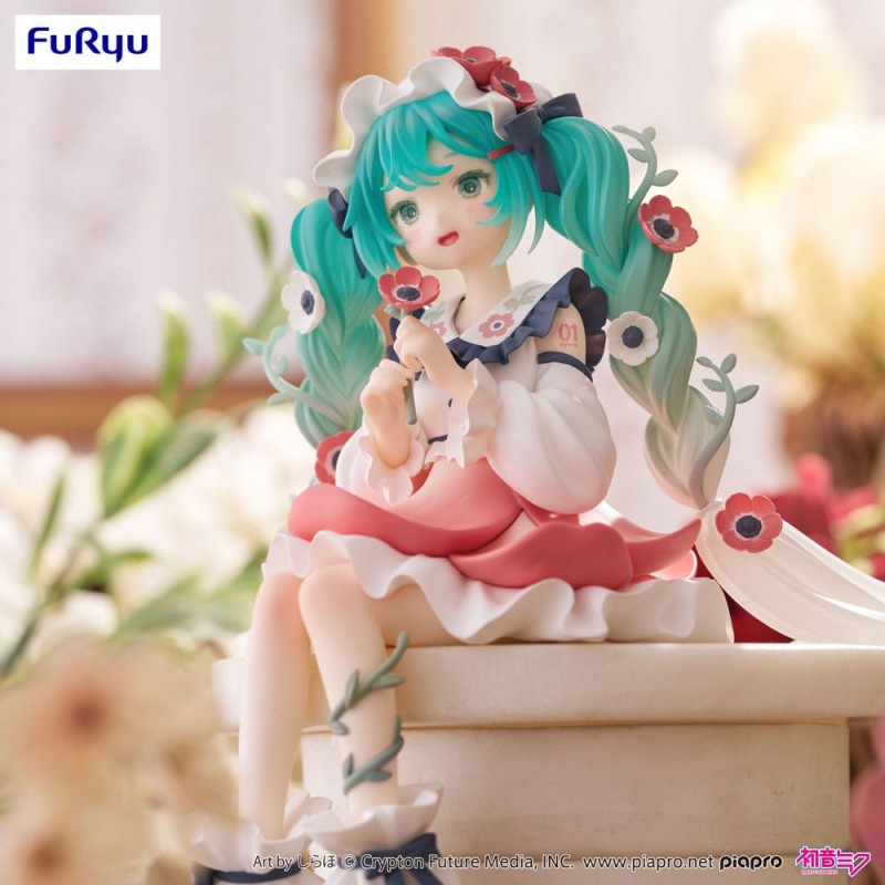 HATSUNE MIKU NOODLE STOP FIGURE MIKU FLOWER FAIRY COSMOS Ver. - immagine 5