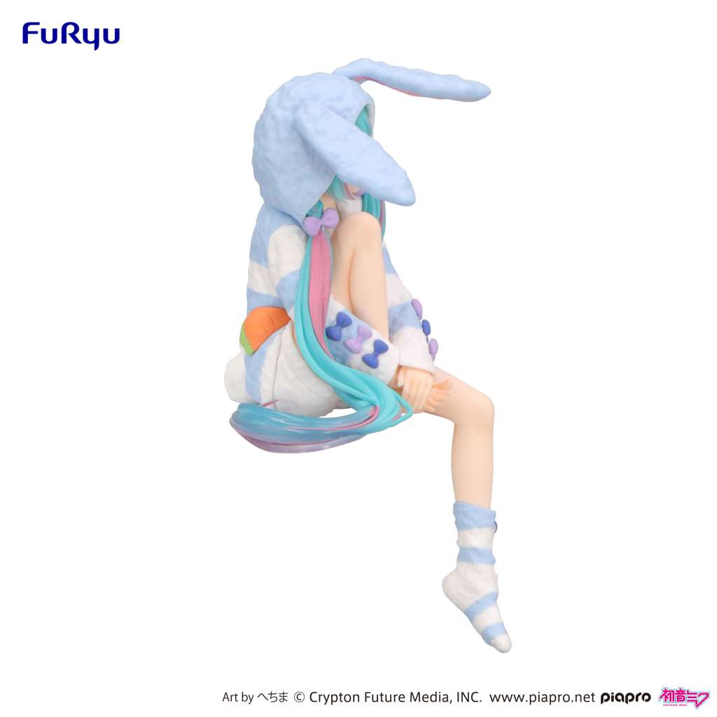 Hatsune miku rabbit ear hood pajama blue noodle stopper fig - immagine 4