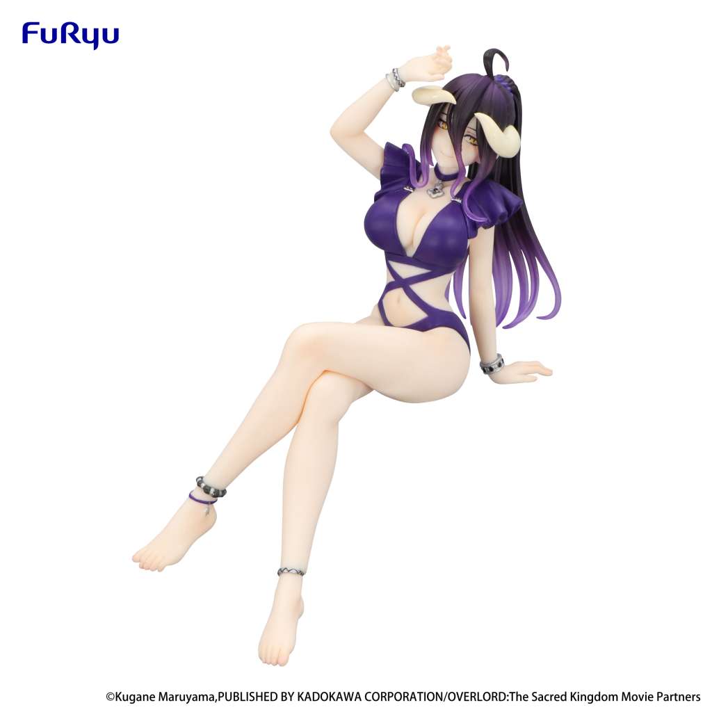 Overlord albedo swimsuit dark purple noodle stopper fig - immagine 3