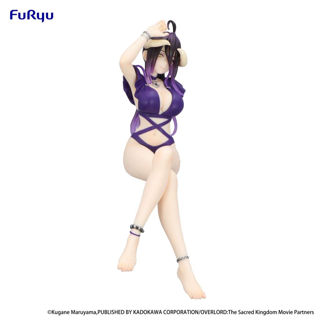 Overlord albedo swimsuit dark purple noodle stopper fig - immagine 6