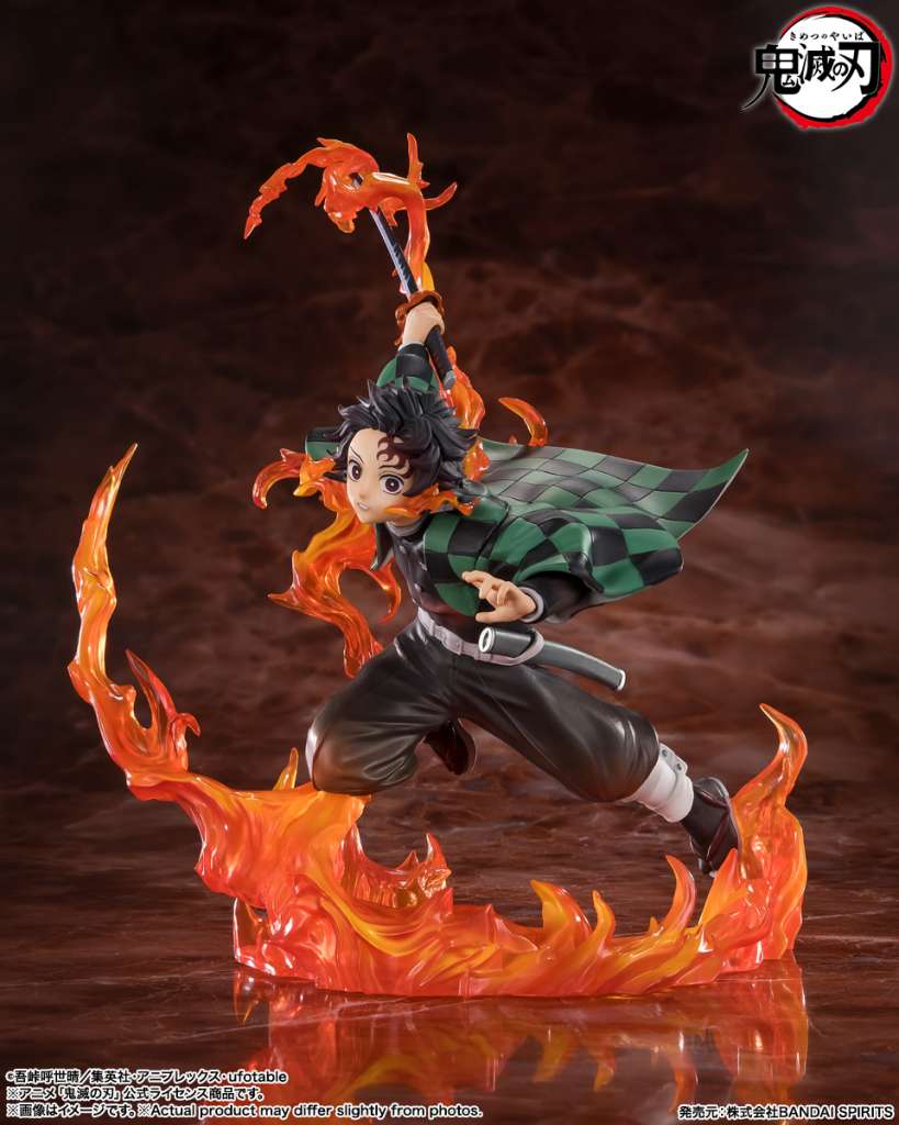 Demon slayer tanjiro kamado kyojuro rengoku sword guard figuartszero - immagine 3