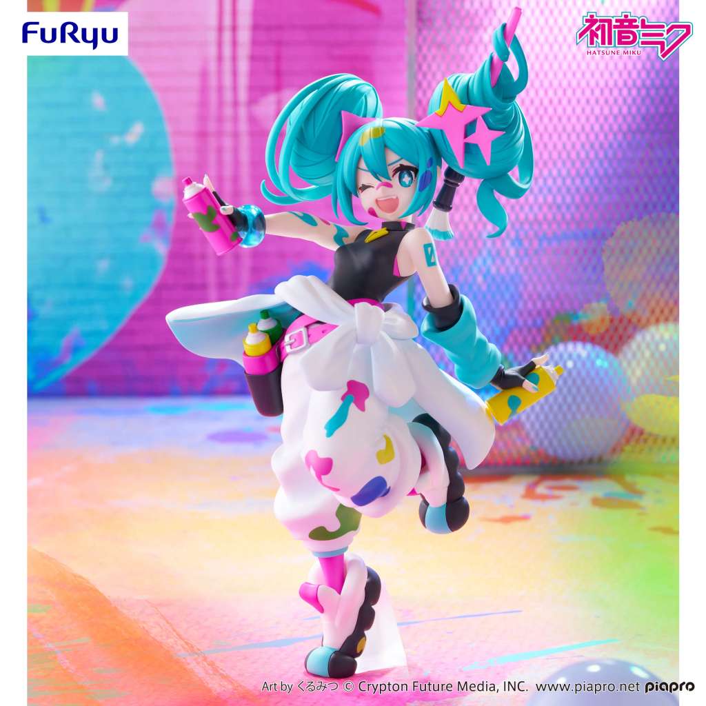 Hatsune miku paint girl trio-try-it figure - immagine 2