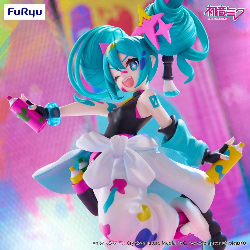 Hatsune miku paint girl trio-try-it figure - immagine 5