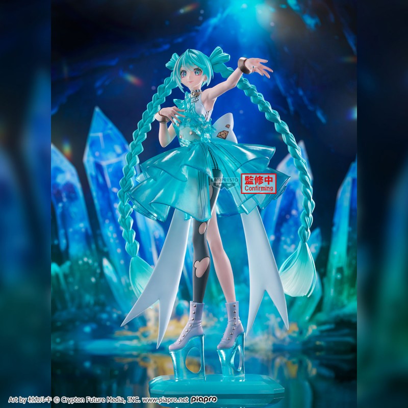 HATSUNE MIKU CLEARLUXE FIGURE COLLECTION EMERALD GEM - immagine 4