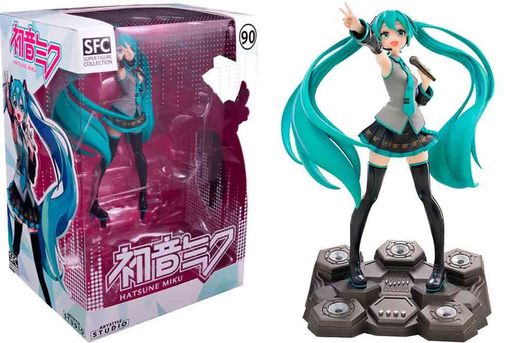 Vocaloid hatsune miku super figure collection 1/10 pvc statue - immagine 2
