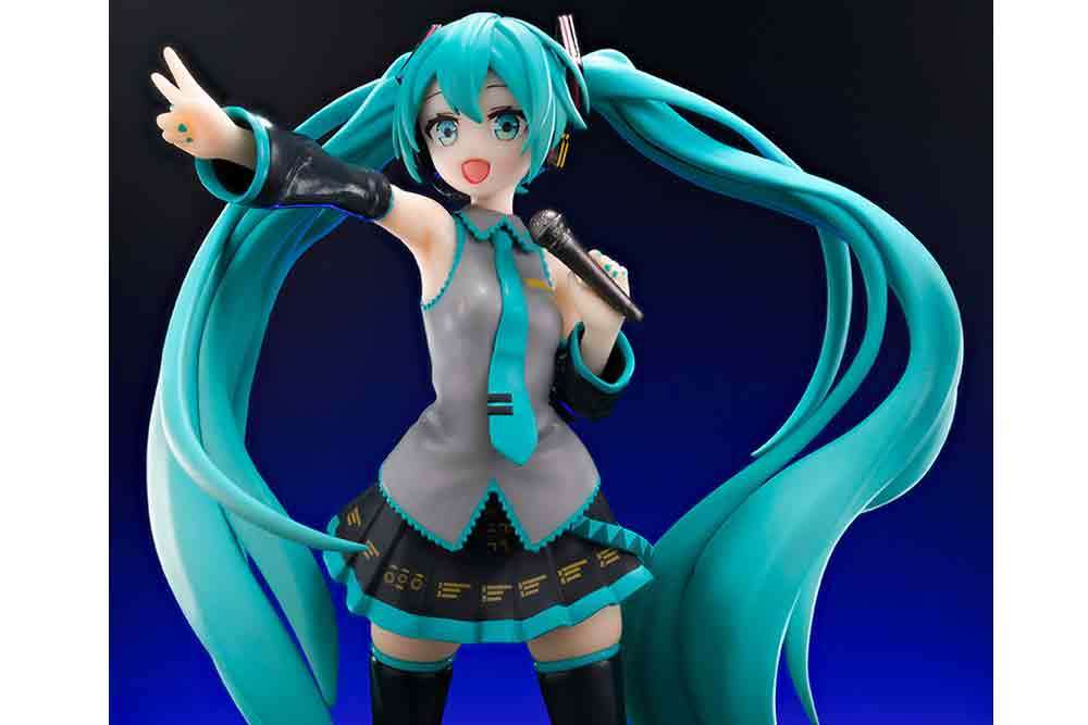 Vocaloid hatsune miku super figure collection 1/10 pvc statue - immagine 6