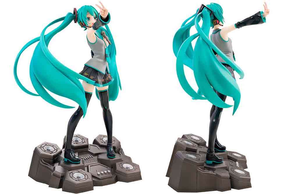 Vocaloid hatsune miku super figure collection 1/10 pvc statue - immagine 8