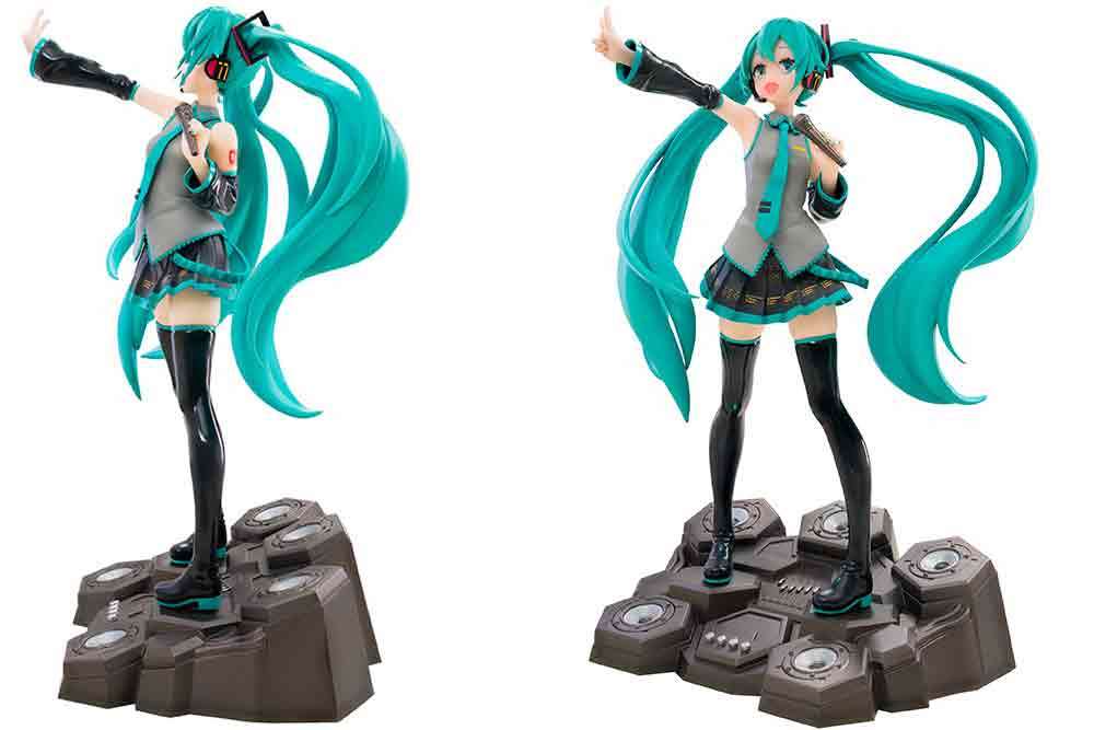 Vocaloid hatsune miku super figure collection 1/10 pvc statue - immagine 9