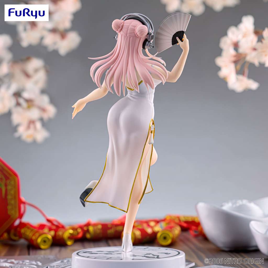 Super sonico white china dress trio-try-it fig - immagine 4